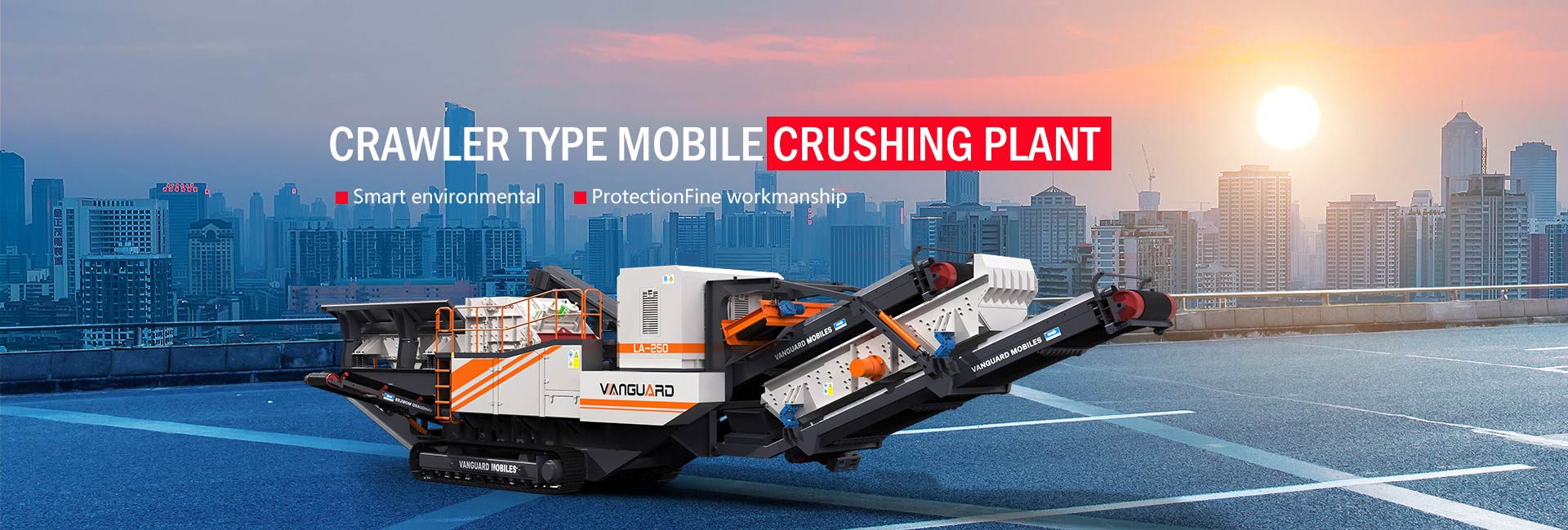 Vanguard Machinerys Mobile Crushing Plant Committed To Efficient